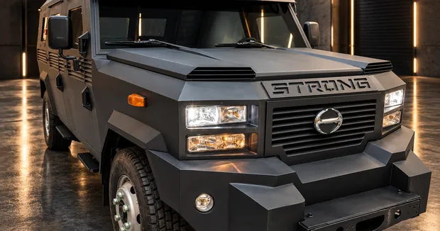 Strong, vehículo utilitario blindado de Blindex